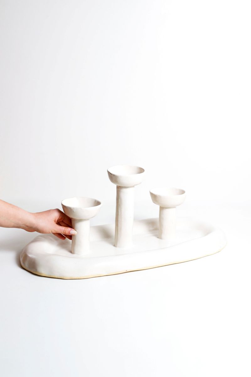 Trio de Mesa - Branco 
