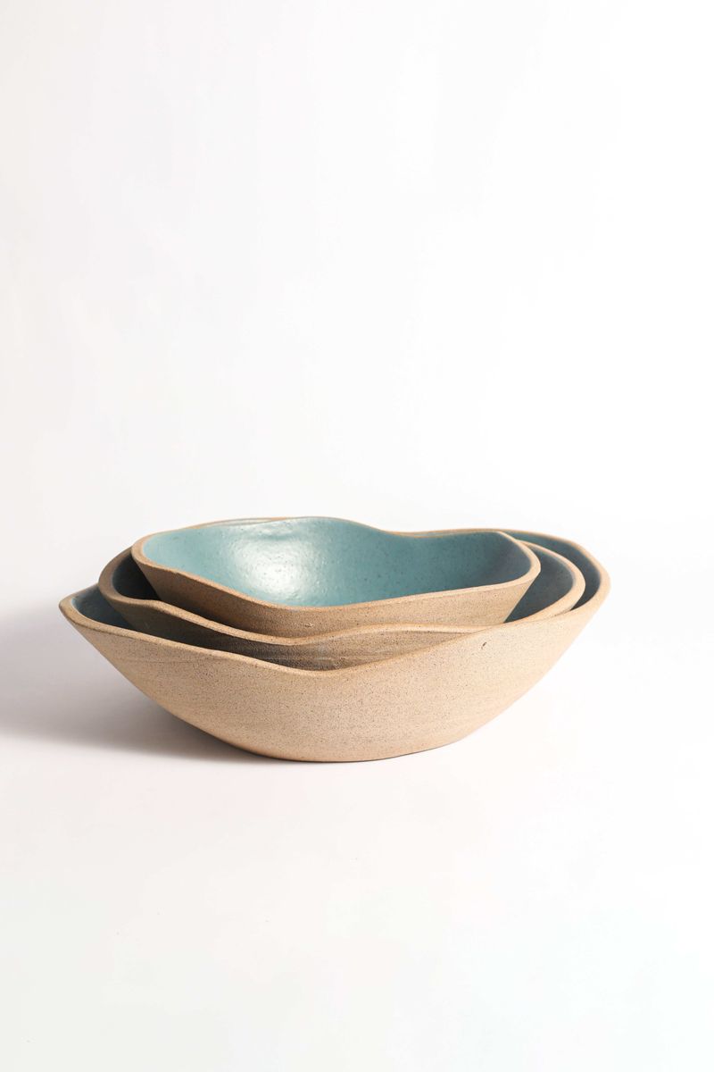Bowl Oval - Azul Cerúleo