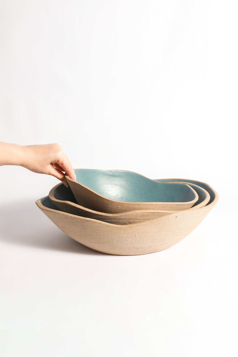 Bowl Oval - Azul Cerúleo