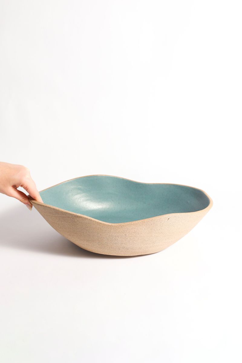 Bowl Oval - Azul Cerúleo