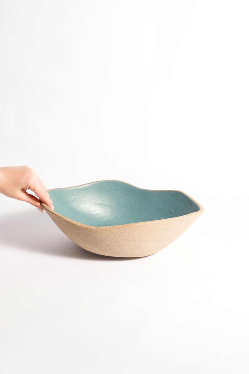 Bowl Oval - Azul Cerúleo