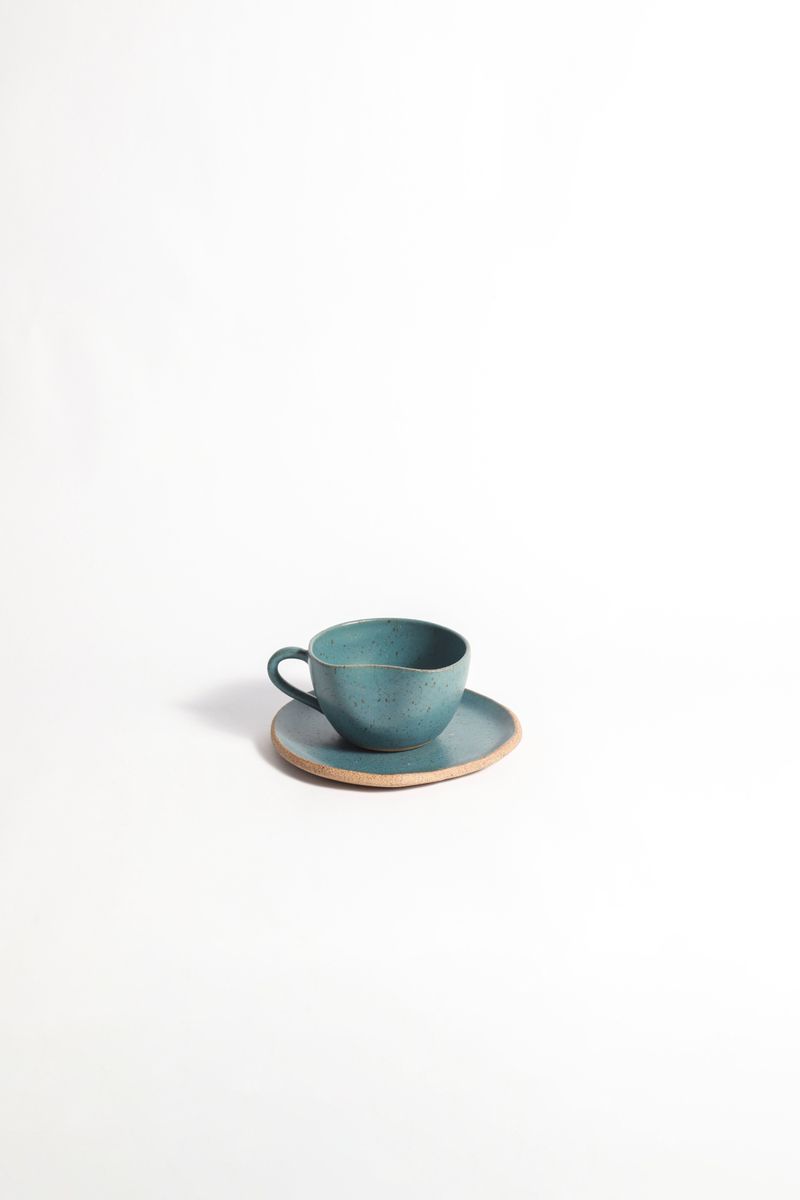 Xícara Organic - Azul Cerúleo