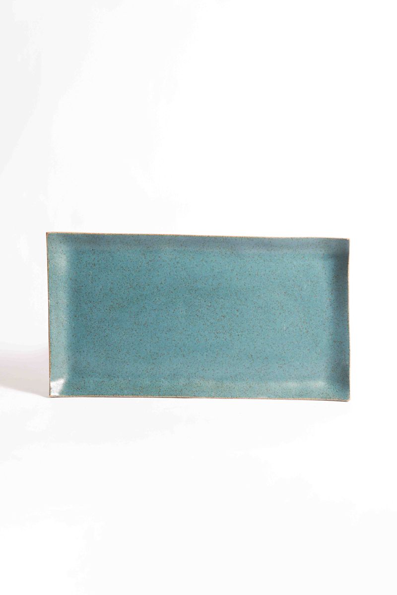 Prato Pontas Longo - Azul Cerúleo