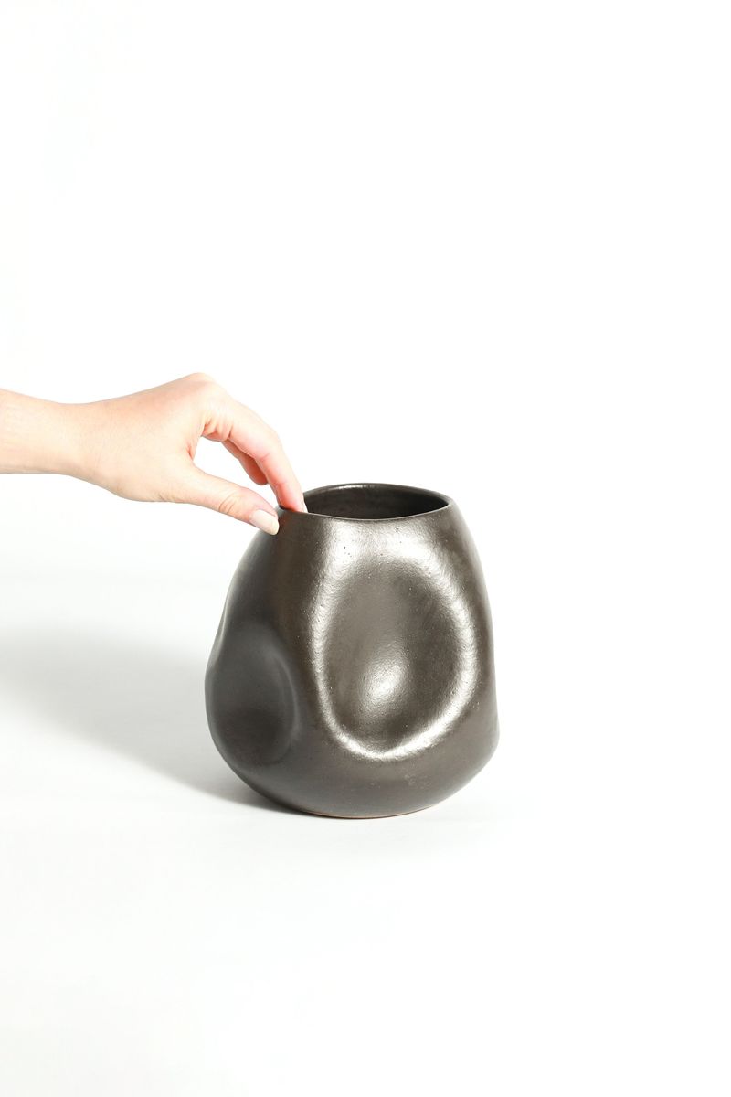 Vaso Vulcano - Onyx 