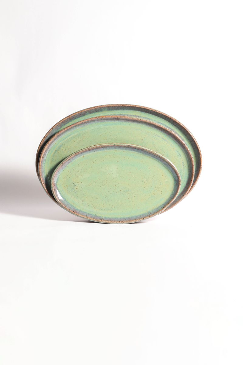 Prato Oval - Verde Laguna