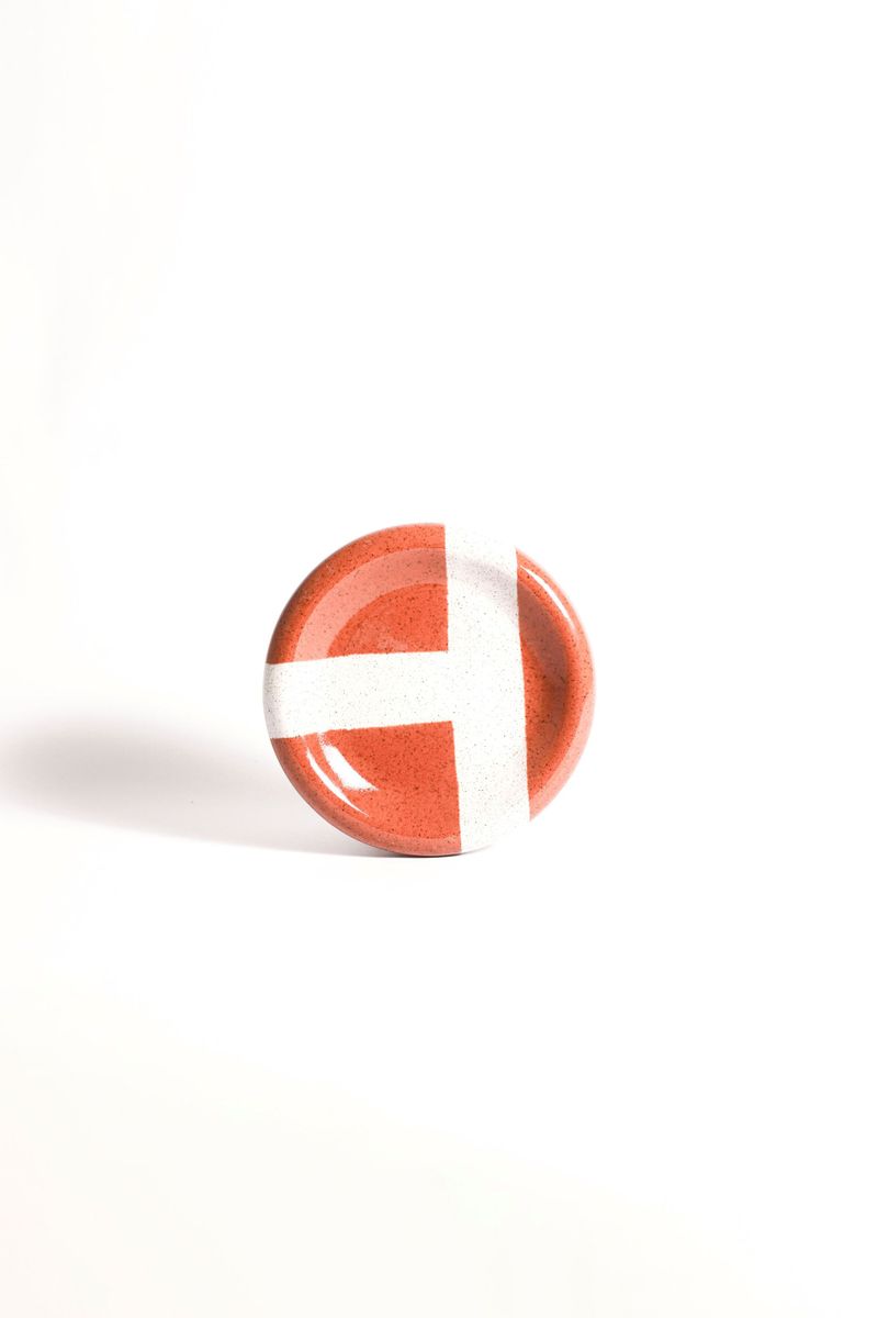 Pratos Bold Match Point - Vermelho Tijolo