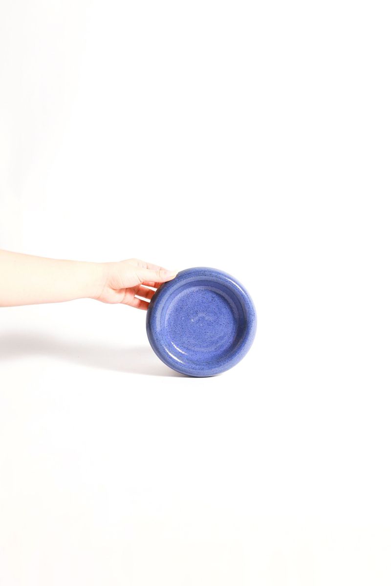 Pratos Bold Match Point - Azul Ace