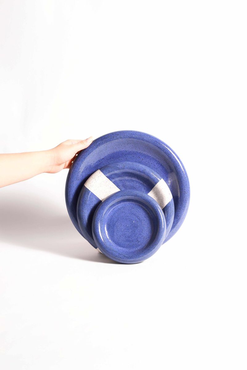 Pratos Bold Match Point - Azul Ace