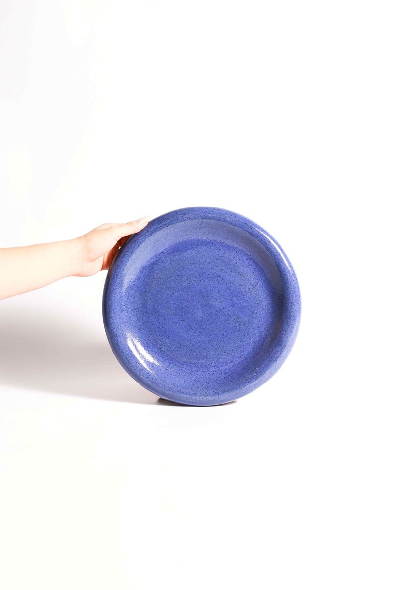 Pratos Bold Match Point - Azul Ace
