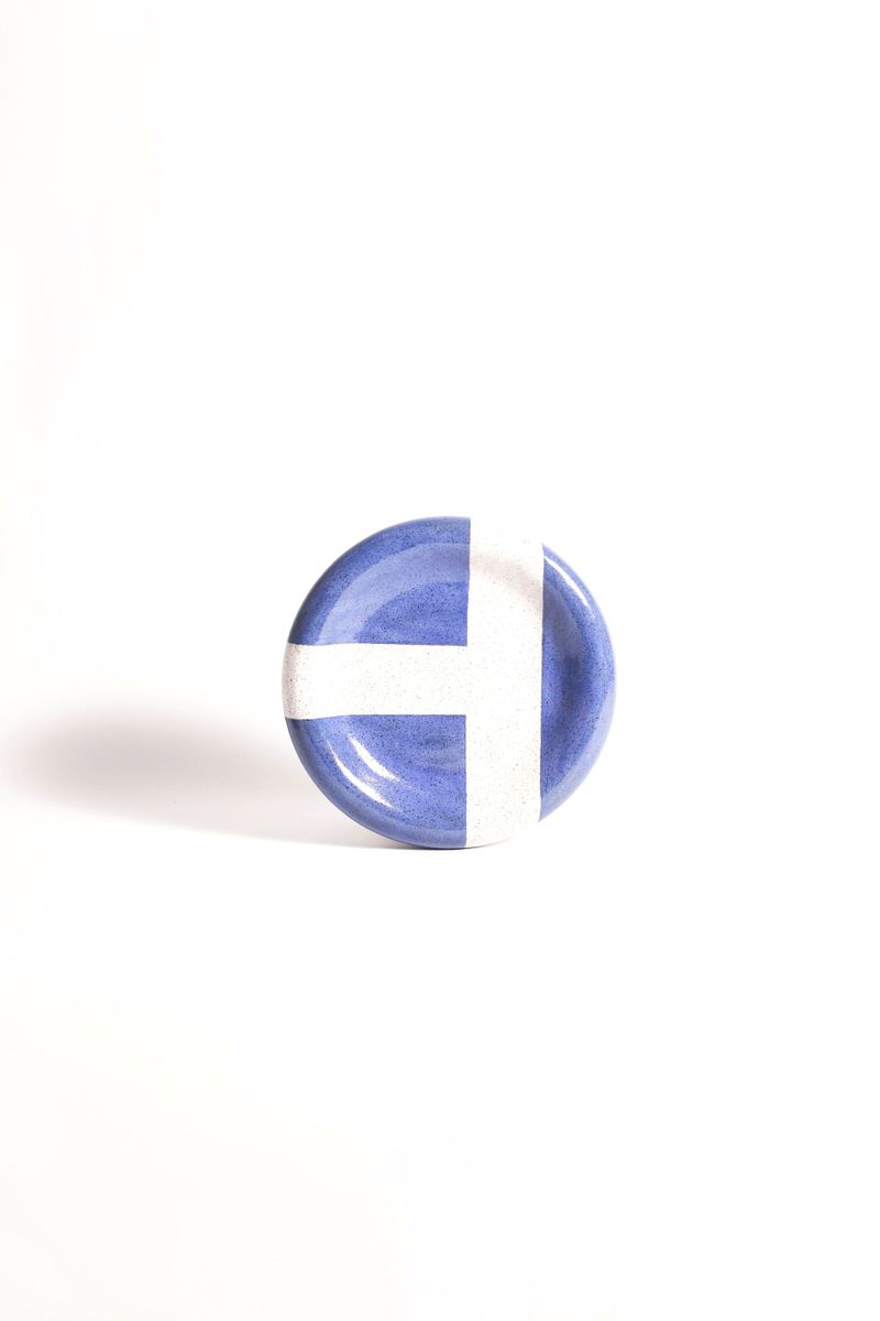 Pratos Bold Match Point - Azul Ace