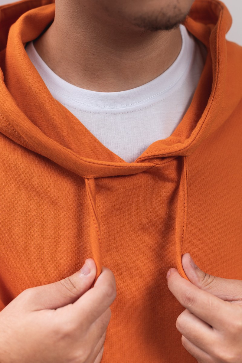 Overhoodie in Terracota