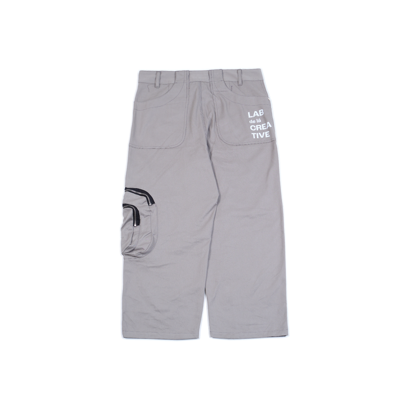 Gray Armour Cargo Trousers