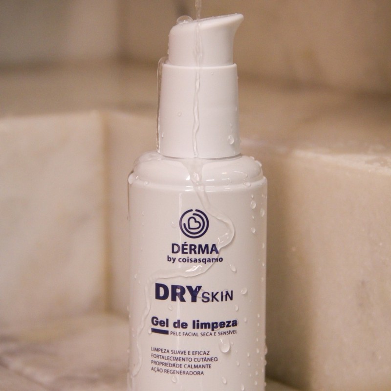 Gel de Limpeza Facial Dry Skin 150ml Coisasqamo