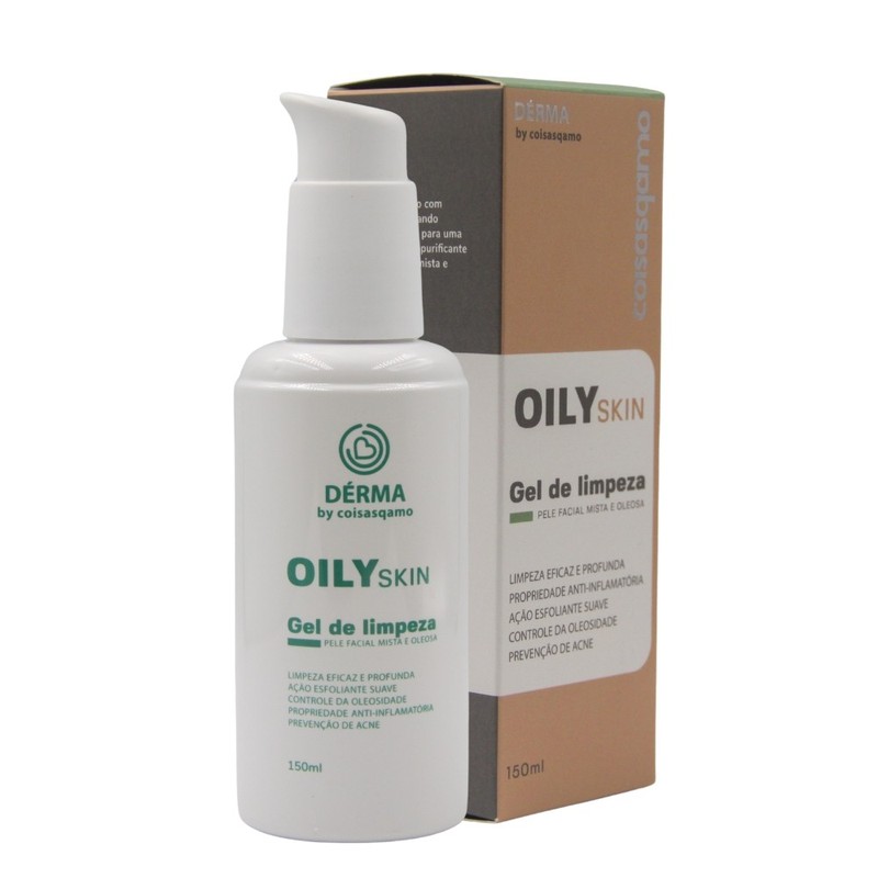 Gel de Limpeza Facial Oily Skin 150ml Coisasqamo