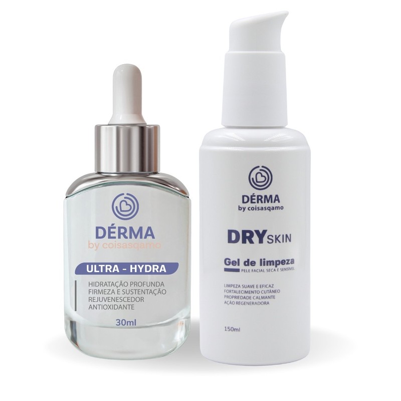 Kit Ultra Hydra + Dry Derma by Coisasqamo