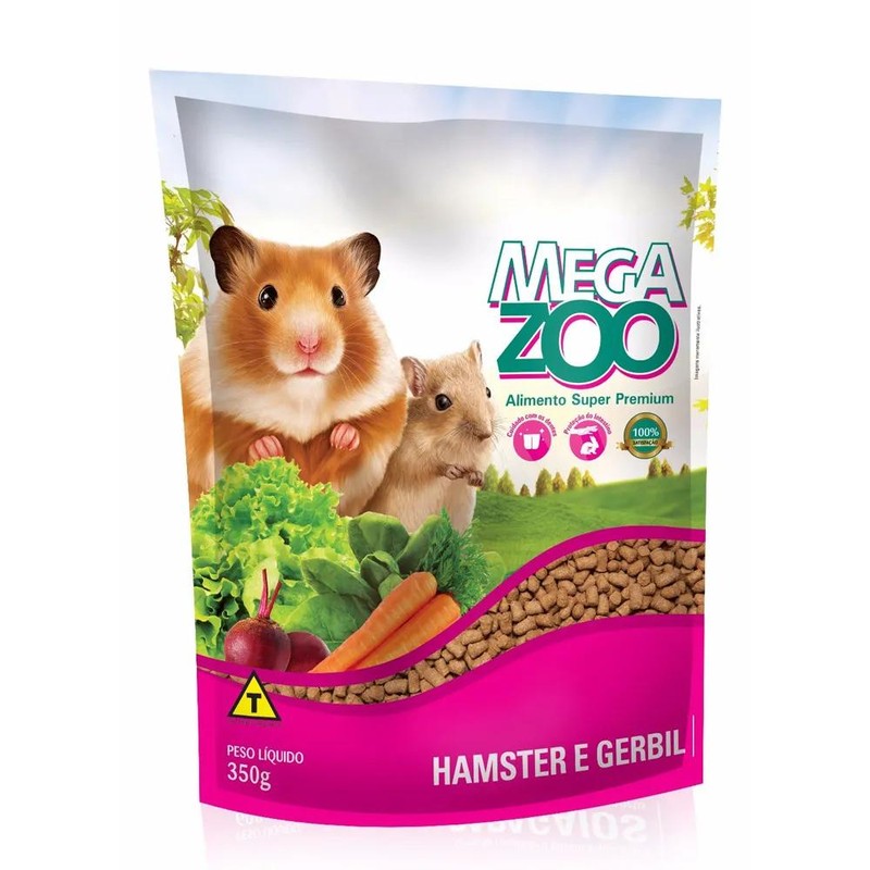 Megazoo Hamster e Gerbil 350g