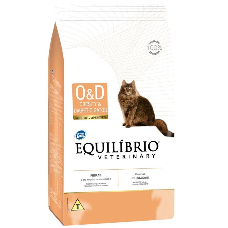 Equilíbrio Veterinary Cat Obe/Diab. 2kg