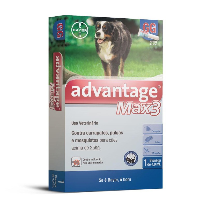 Bayer Advantage Max 3 Cães