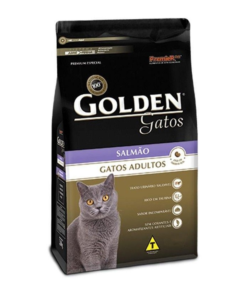 Golden Gatos Adulto Salmão