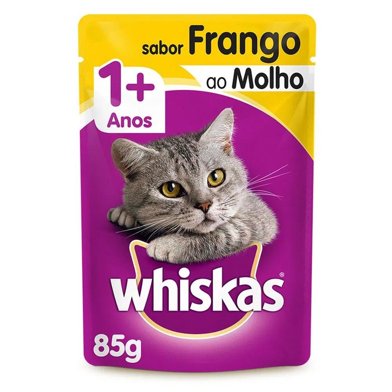 Whiskas Sachê Frango Ao Molho 85g