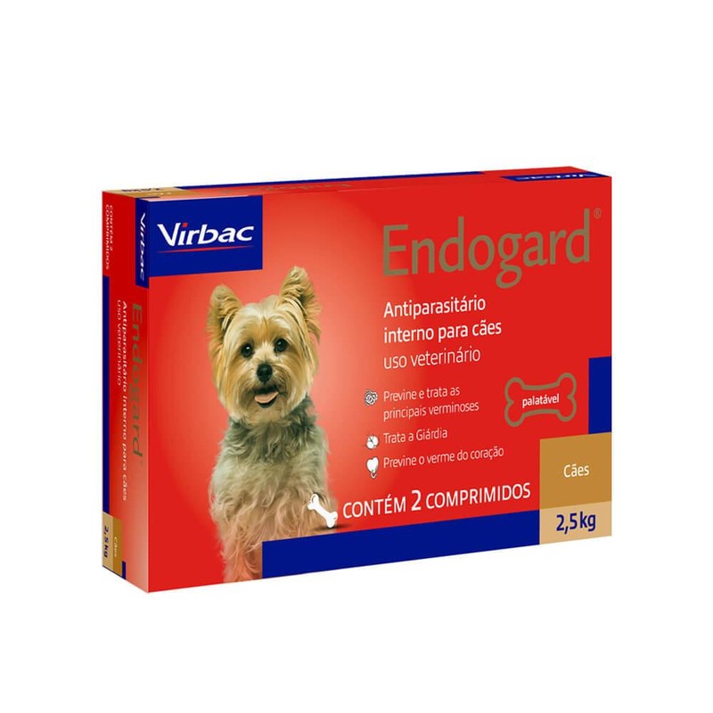 Virbac Endogard Cães - 2 Comprimidos