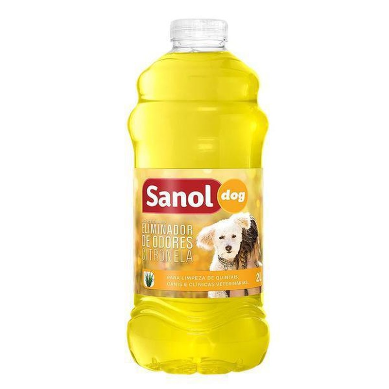 Sanol Dog Eliminador De Odor Citronela 2l