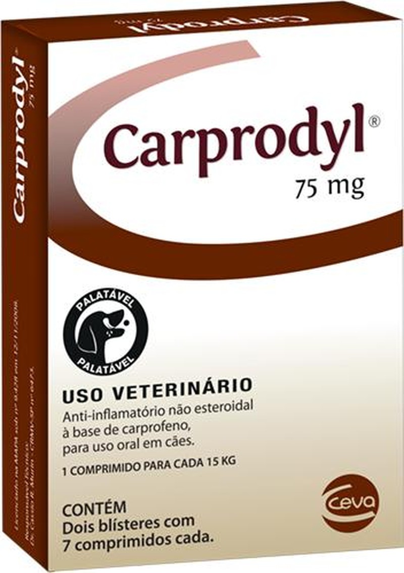 Ceva Carprodyl 75mg - 7 Comprimidos