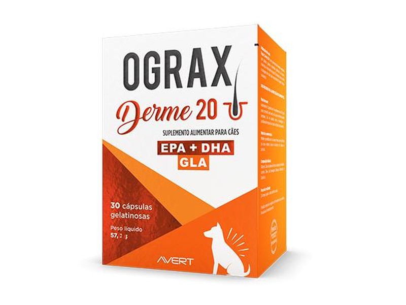 Avert Ograx Derma - 30 Capsulas