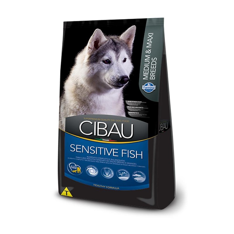 Cibau Adult Sensitive Fish Rice Med/Gran 12kg