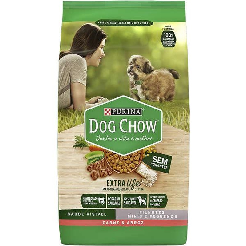Dog Chow Extra Life Filh Mini/Peq Carne 