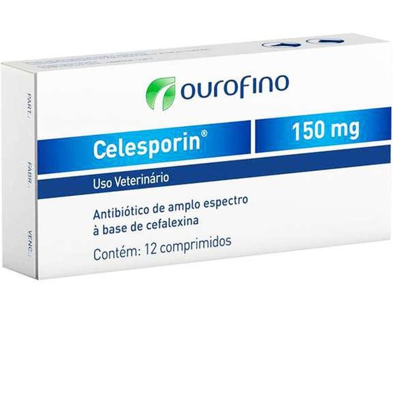 Ouro Fino Celesporin 150mg Caixa - 12 Ccomprimidos