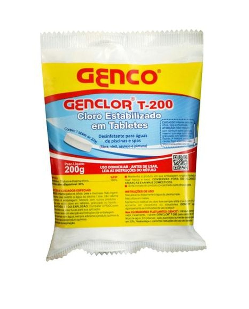 Genco Cloro Estabilizado Tablete 200g