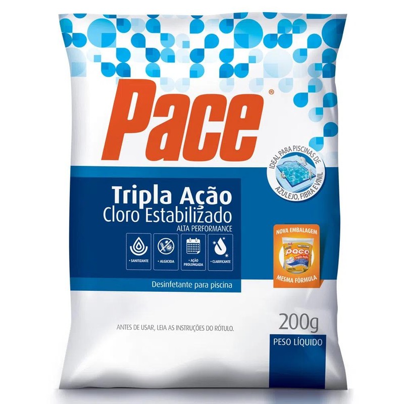 HTH PACE Tablete TRIPLA AÇAO 200G