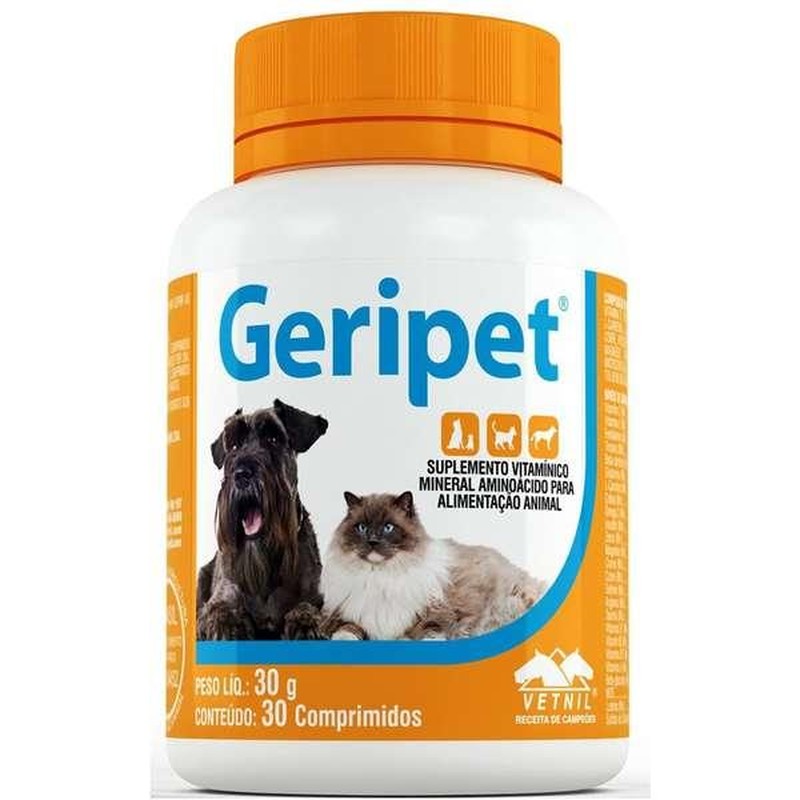 Vetnil Geripet 30g - 30 Comprimidos