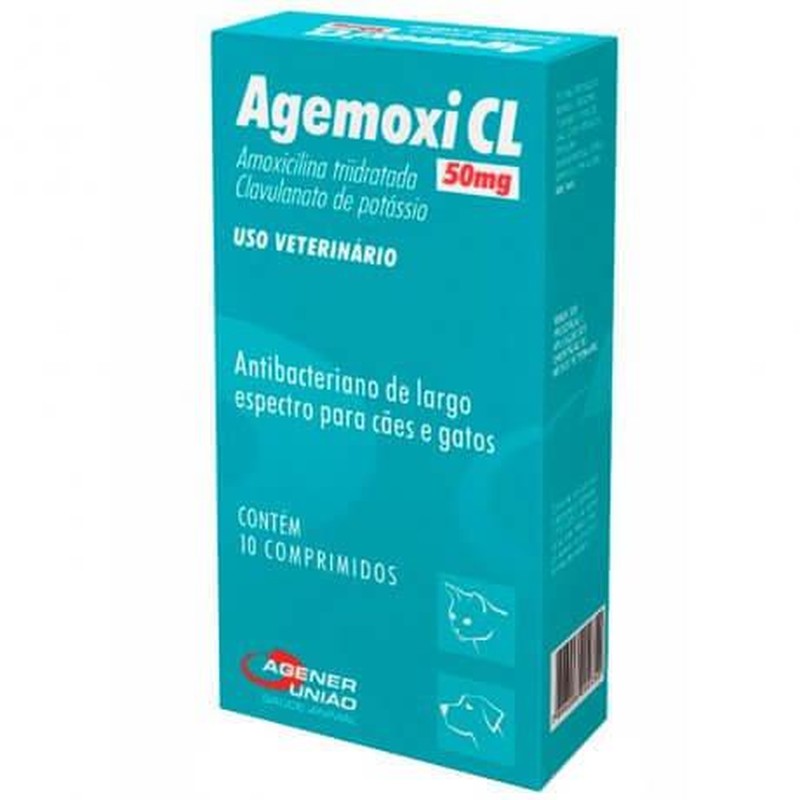 Agener Agemoxi CL - 10 comprimidos
