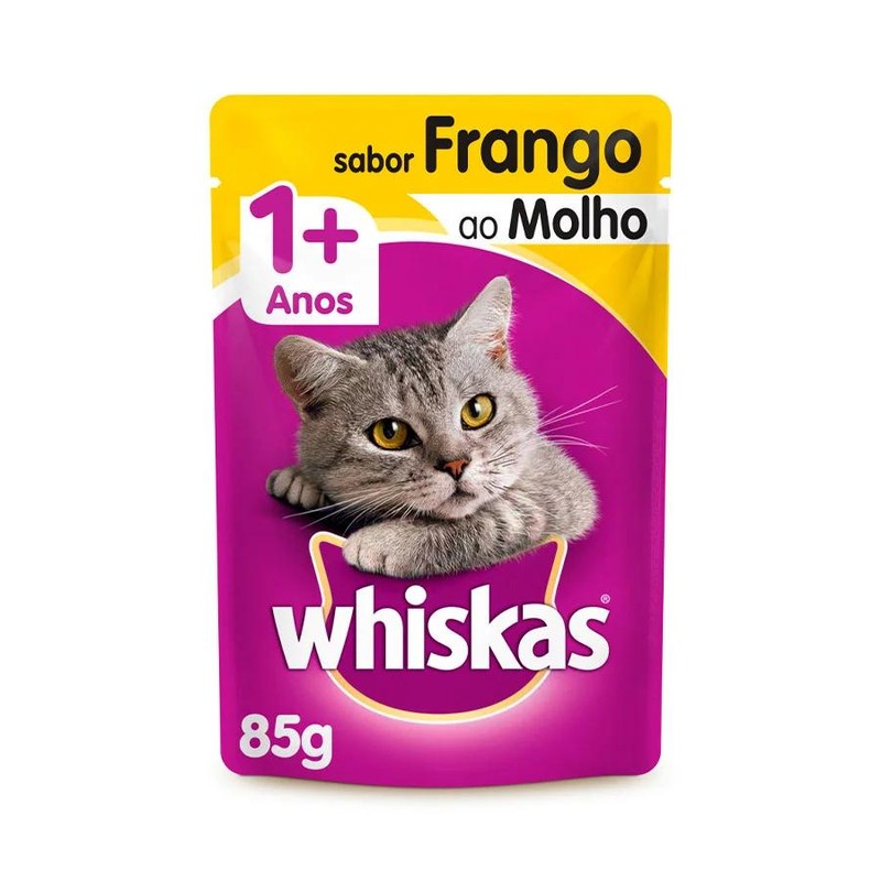 Whiskas Sachê Frango Ao Molho 85g