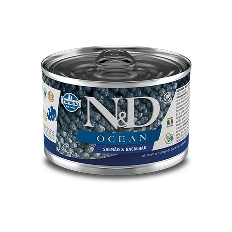 NED Ocean Lata Cães Adulto Salmão/Bacalhau 140g