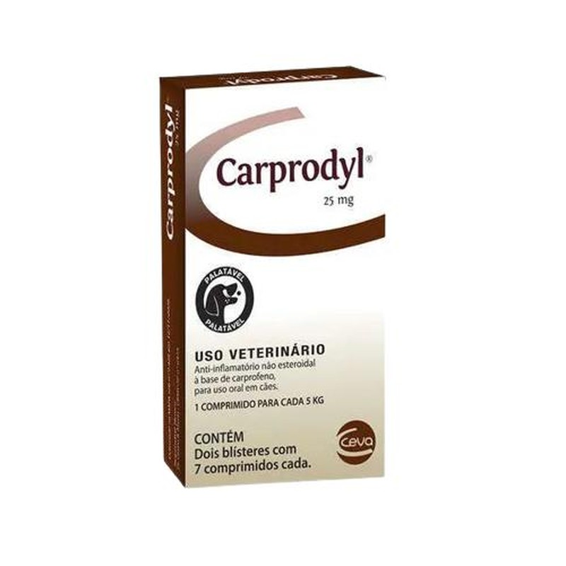 Ceva Carprodyl 25mg - 7 Comprimidos