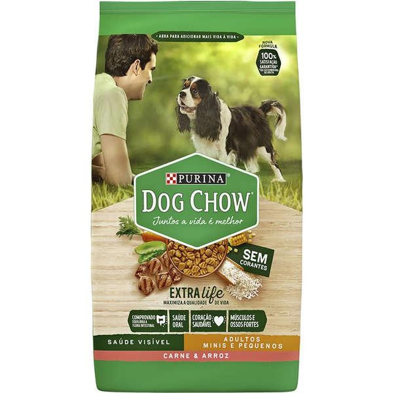 Dog Chow Extra Life Adulto Min/Peq Carne