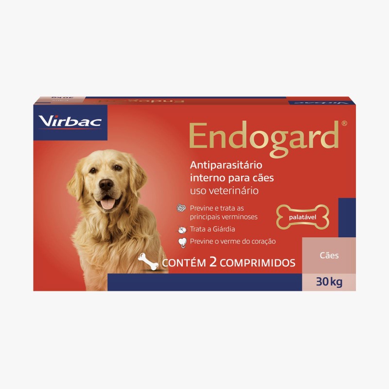 Virbac Endogard Cães - 2 Comprimidos