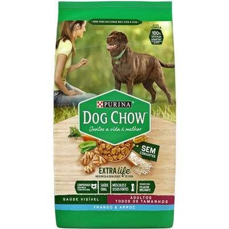 Dog Chow Extra Life Adulto Todos/Tam Frango