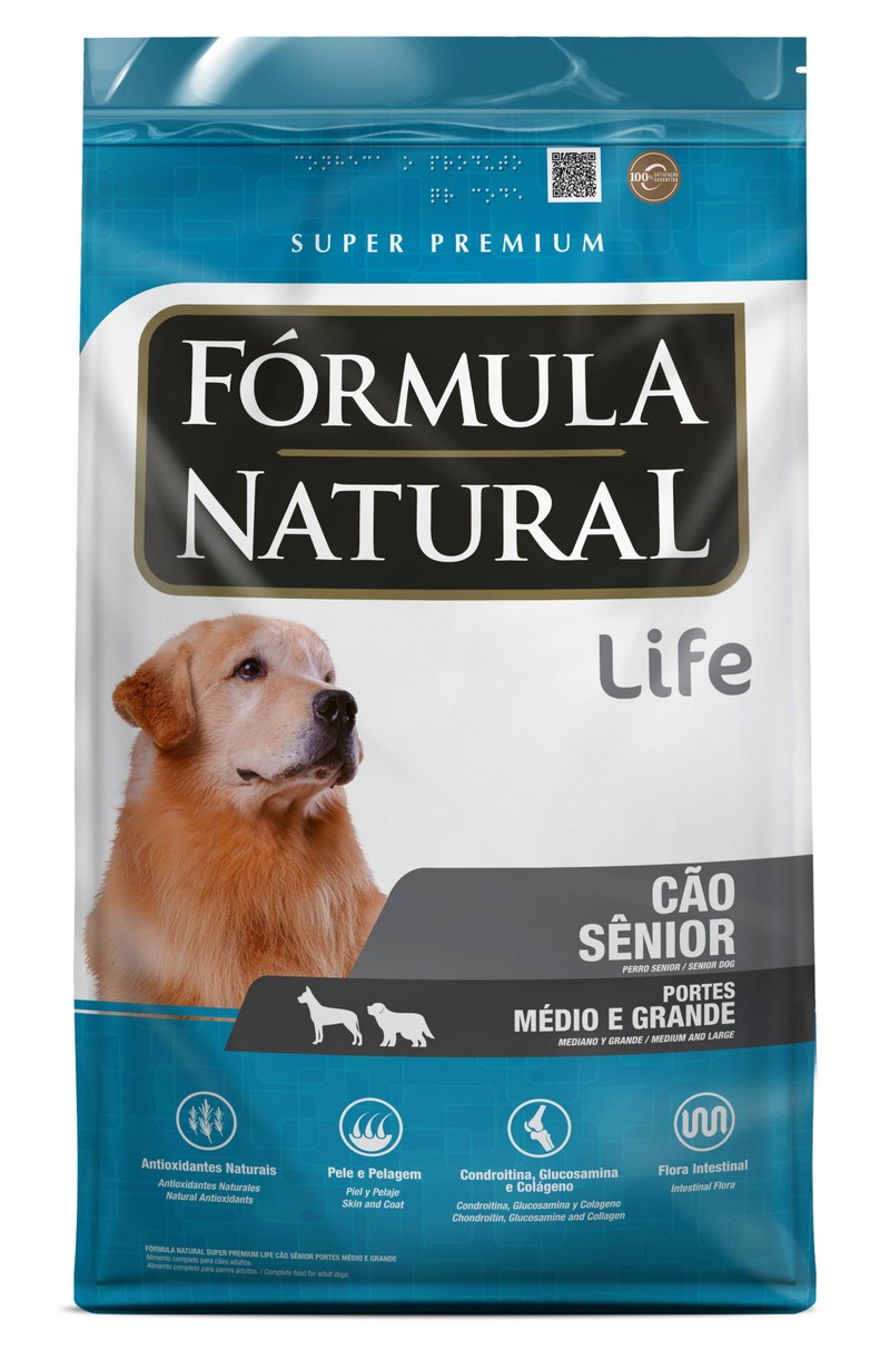 Formula Natural Cães Sênior Grande Médio Porte