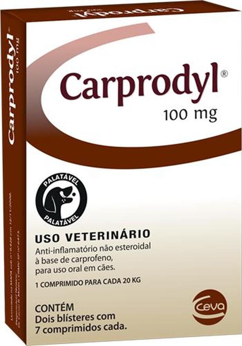 Ceva Carprodyl 100mg - 14 Comprimidos