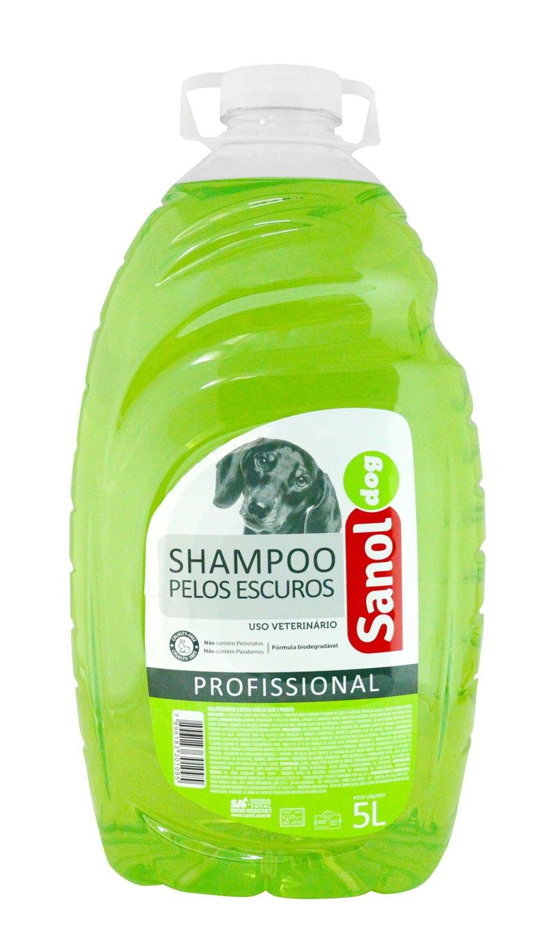 Sanol Shampoo Pelos Escuros