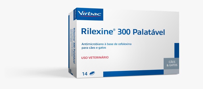 VIRBAC RILEXINE 300MG PALATAVEL - 14 COMPRIMIDOS