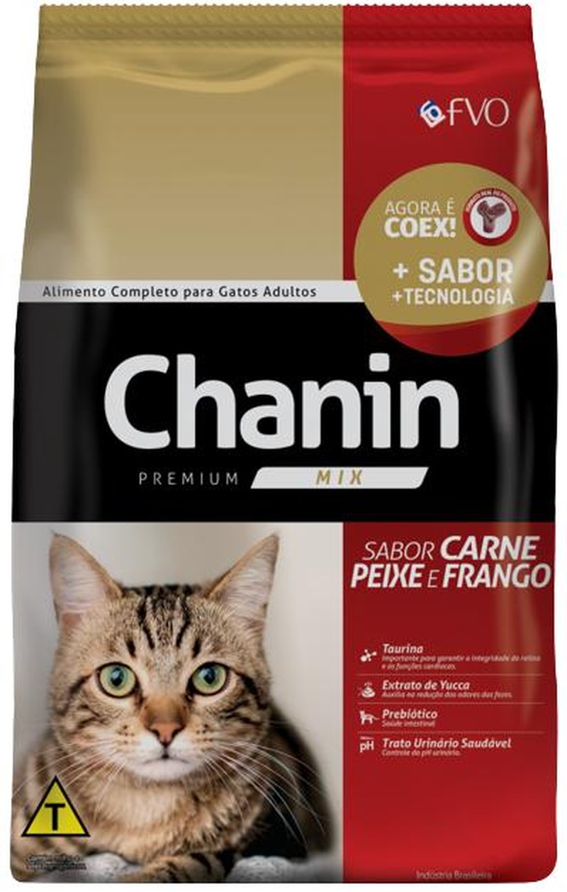 Chanin Gatos Carne/Peixe/Frango