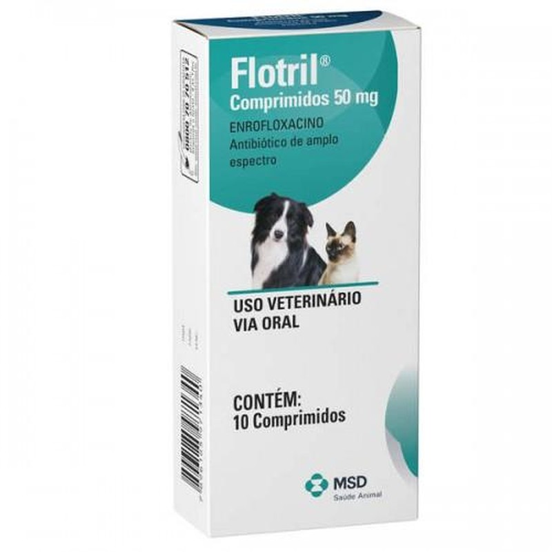 Msd Flotril 50mg - 10 Comprimidos