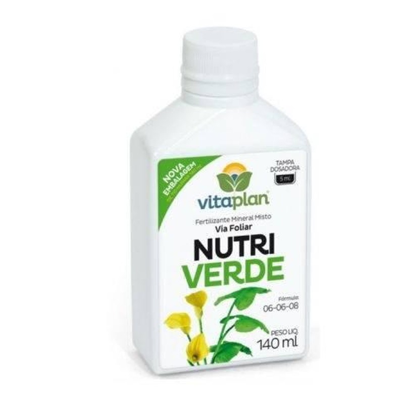 Vitaplan Fertilizante Foliar Nutriverde 140ml