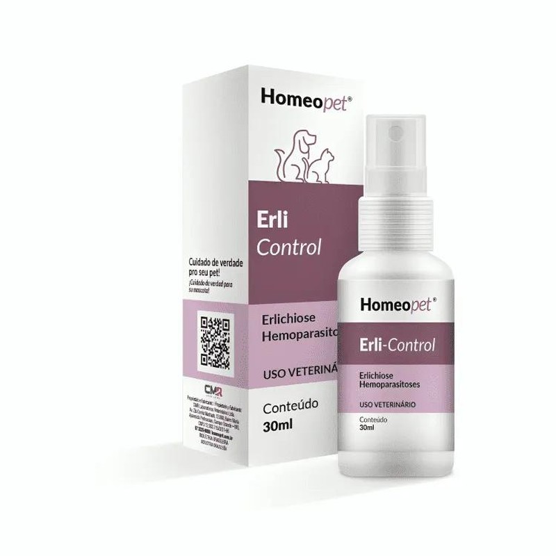 REAL HOMEOPET ERLICONTROL 30ML
