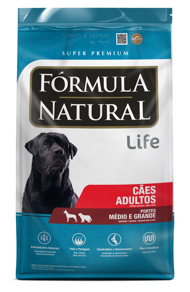 Formula Natural Cães Adultos Med/Gr Porte 15kg